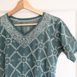 Designer sheer summer top